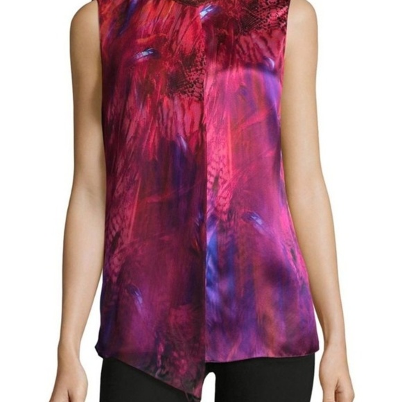 Elie Tahari Faya Silk Sleeveless Top NWT - Picture 3 of 10